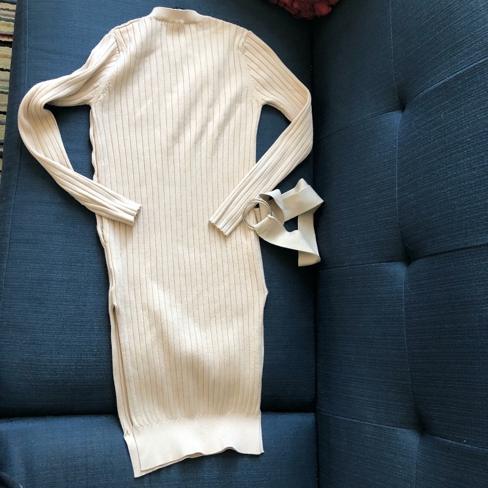 Style Mafia Ribbed Sweater Bodycon Knit Dress S - Picture 7 of 8